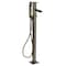Alfi Brand Brushed Nickel Sgl Hole Floor Mount Waterfall Tub Filler AB2843-BN - alternate 5